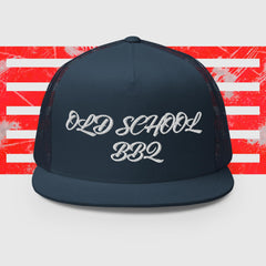 OLD SCHOOL BBQ TRUCKER HAT