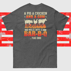 A PIG A CHICKEN A COW