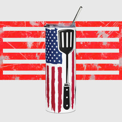 BBQ FLAG TUMBLER
