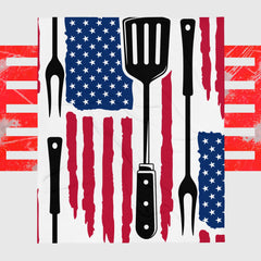 BBQ FLAG BLANKET