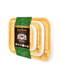 White Cutting Board Set