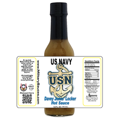 MS16 MIlitary Sauces - US Navy - Davey Jones' Locker Hot Sauce