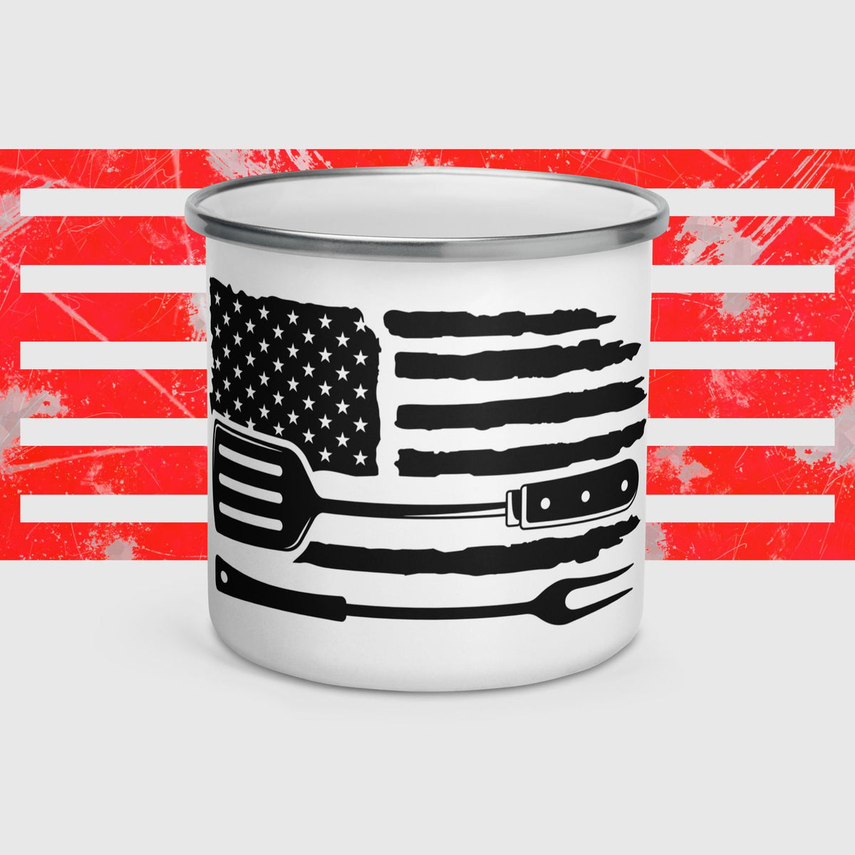 BBQ FLAG MUG