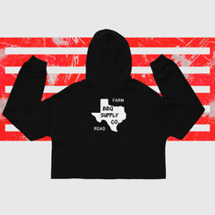 FM BBQ CROP HOODIE