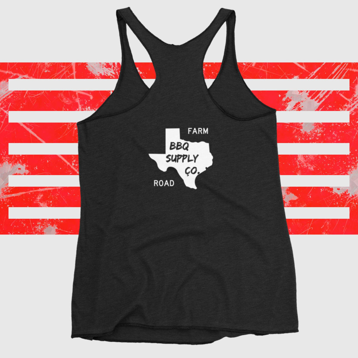 FM BBQ RACERBACK TANK