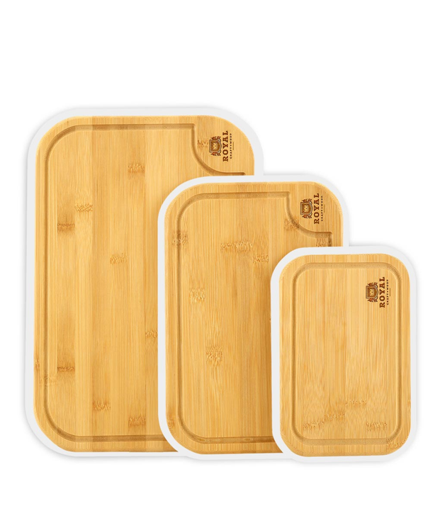 White Cutting Board Set